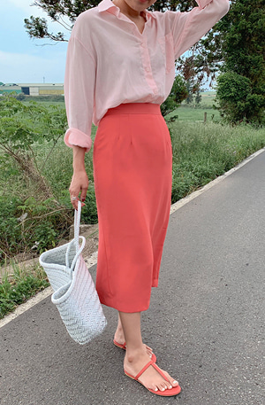 シンプルタイトスカート[size:S~M/ 5color]